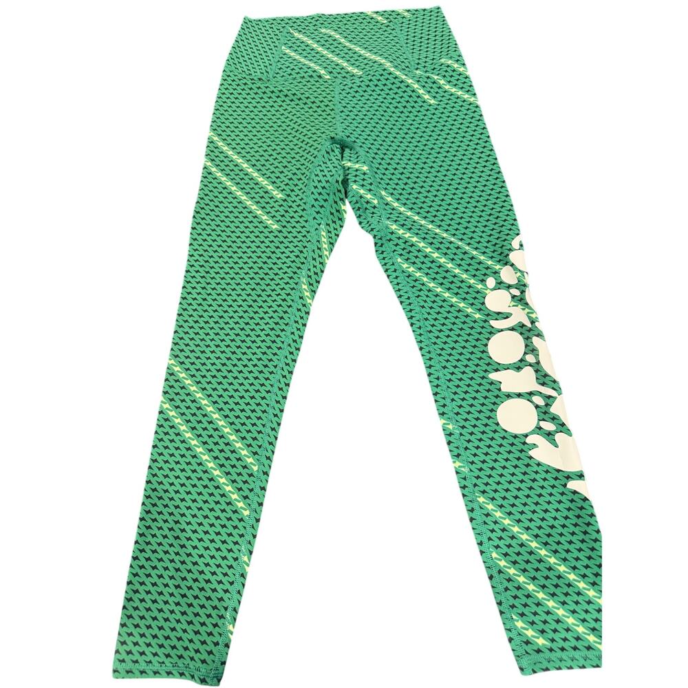 Free People FP Movement Never Better Logo Leggings in a vibrant green
